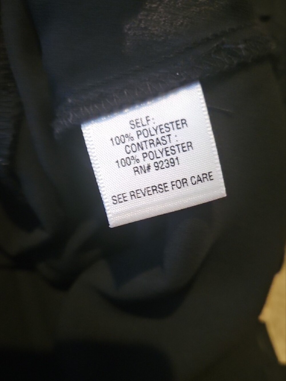 Sheer Pleated-Hem Black Tank Top - Picture 4 of 5